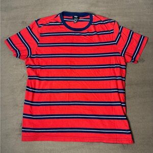 Forever 21 Red, White & Navy striped T-shirt.
Size: L